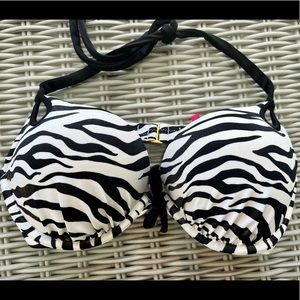 Victoria’s Secret gorgeous zebra print bikini. 34C. Very good condition.